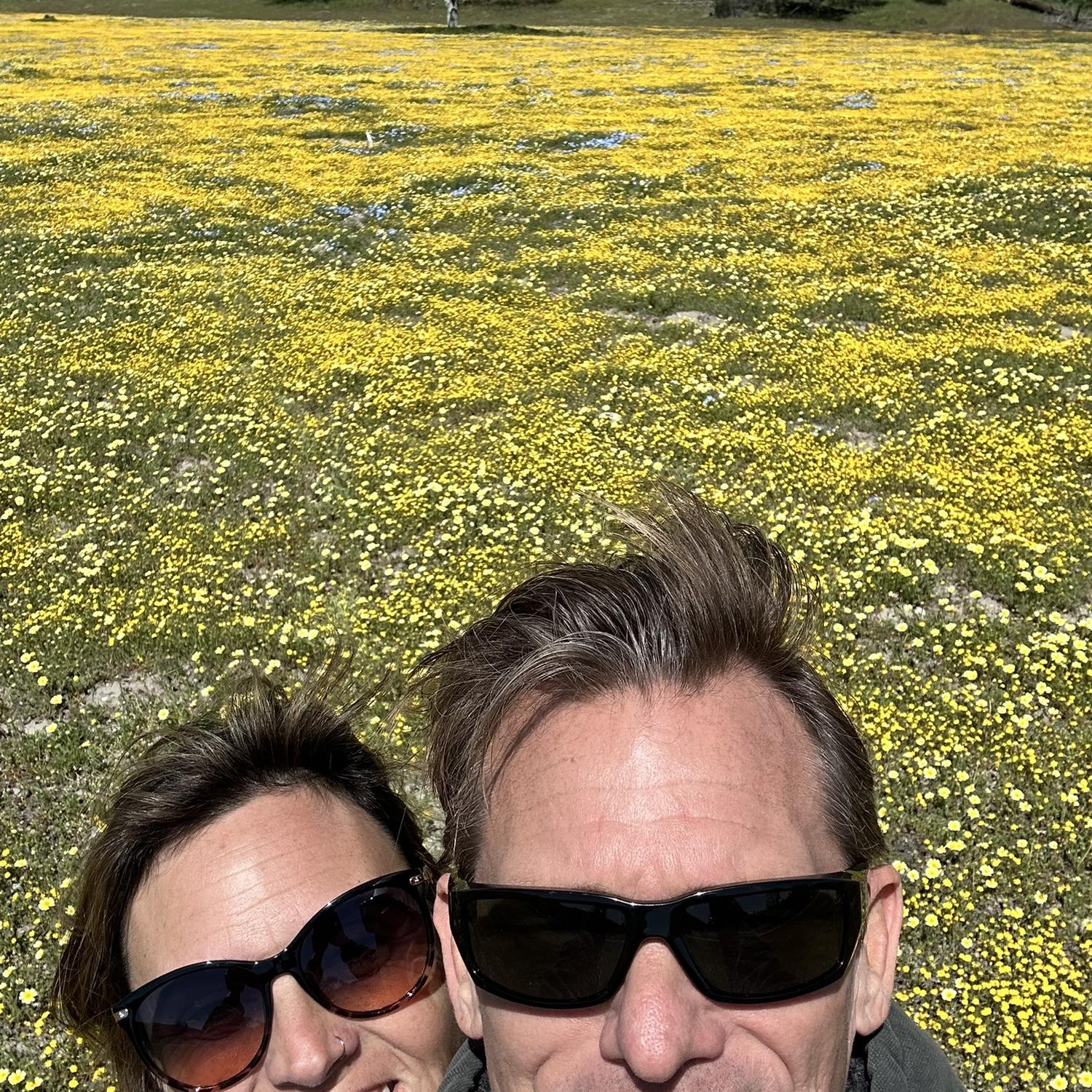Even though Angela has lived in SLO for 20 years, there have been many local to-dos that have been firsts with Aaron. Not the least of which was visiting the wildflower superbloom in the spring.