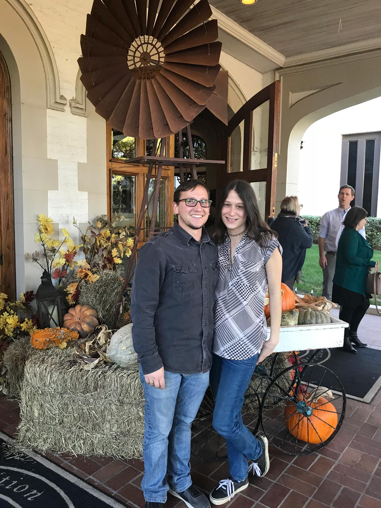 Our first Thanksgiving together.