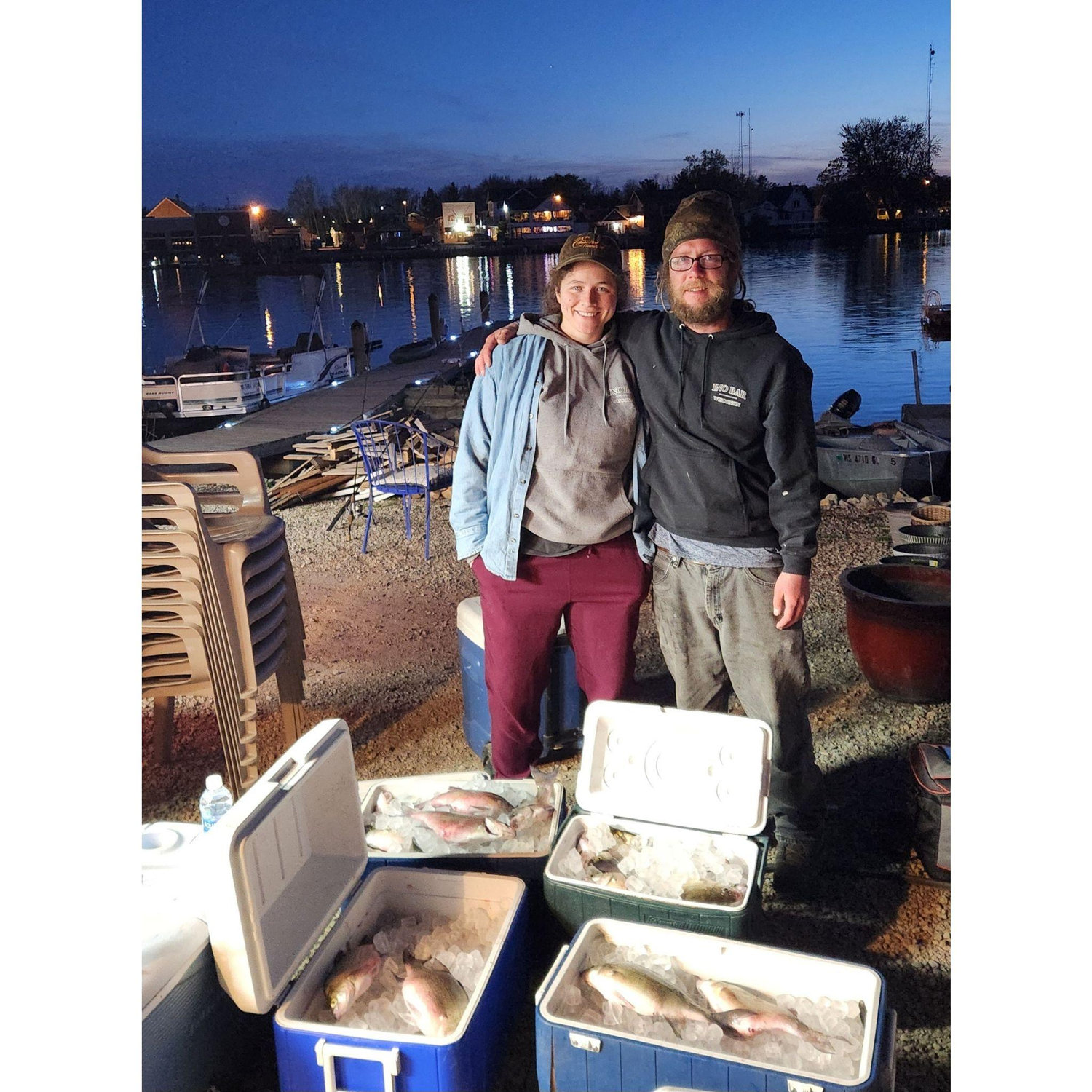 The annual white bass fishing trip on the Wolf River in the Spring!