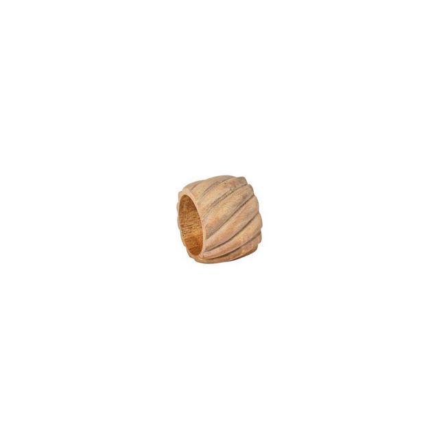 Spiral Napkin Rings, Natural, Set of 4