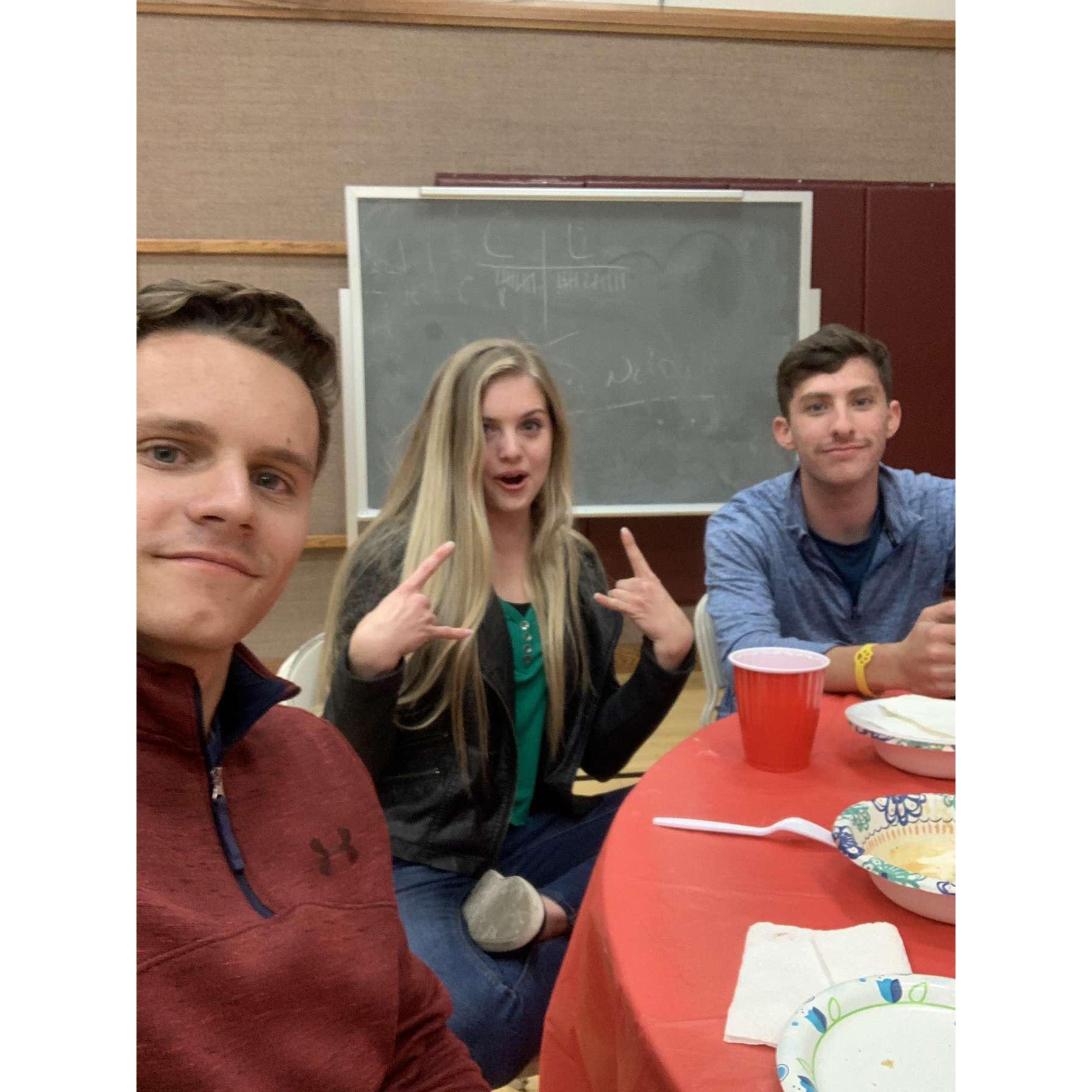 First picture together
(Featuring Collin who introduced us)
February 4, 2020