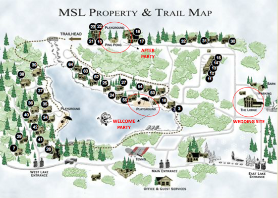 Mountain Springs Lake Resort Map Nicole Isabella And Phil Lane's Wedding Website