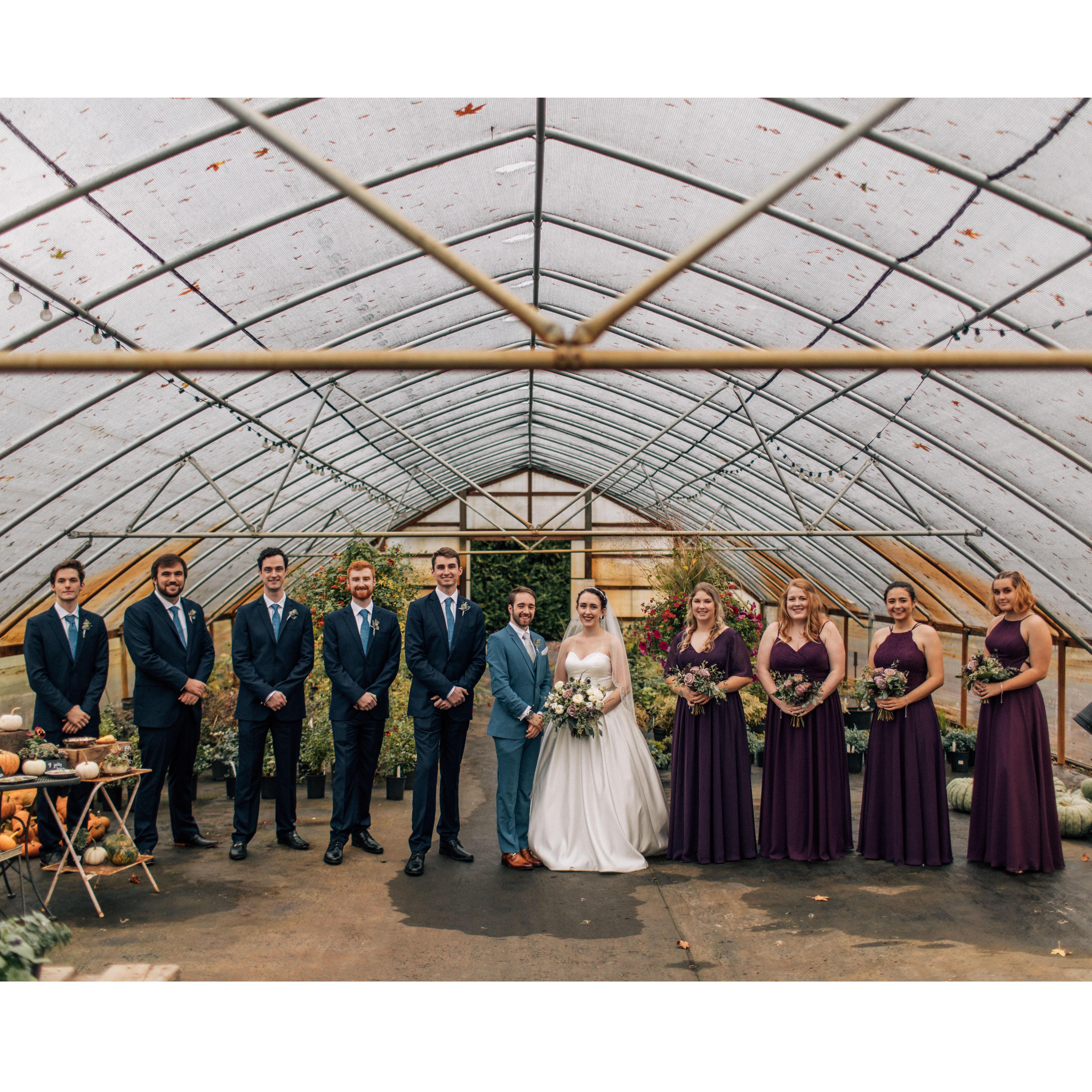 The bridal party!