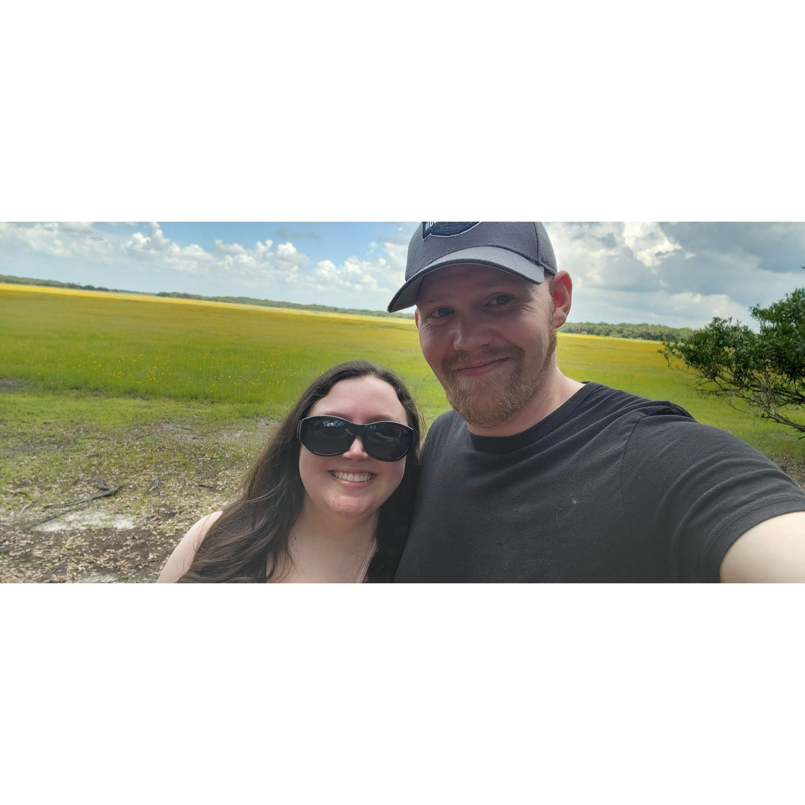 Showing David one of my favorite places, the beautiful Myakka River State Park!