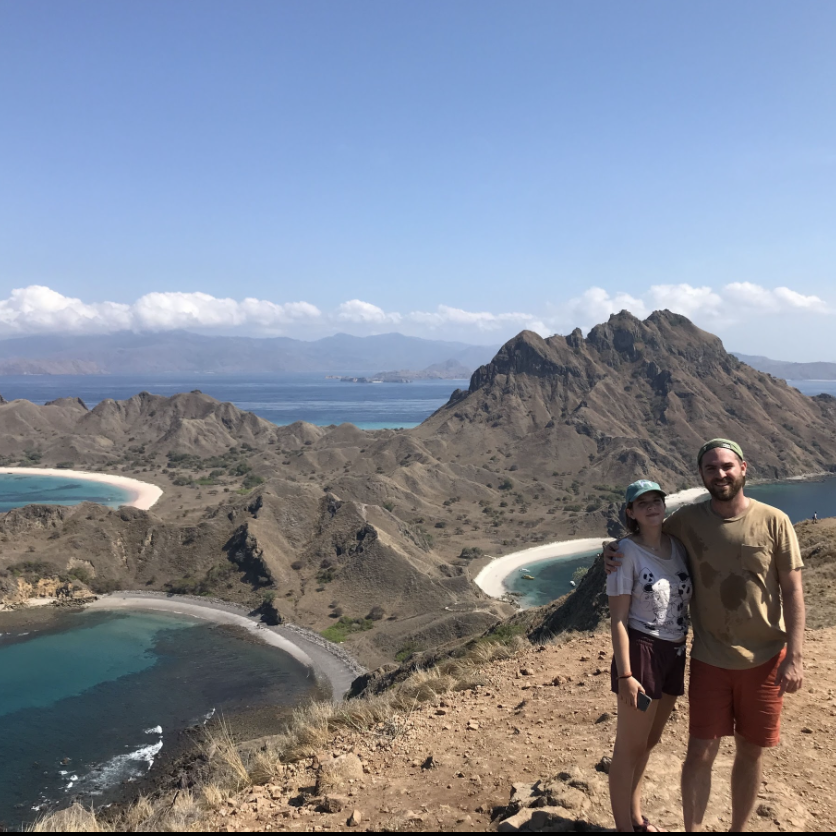 Padar Island in Indonesia