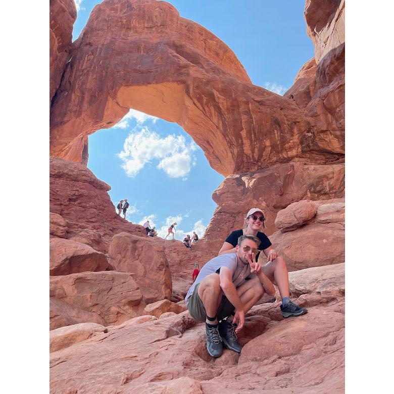 Double Arch at Arches National Park