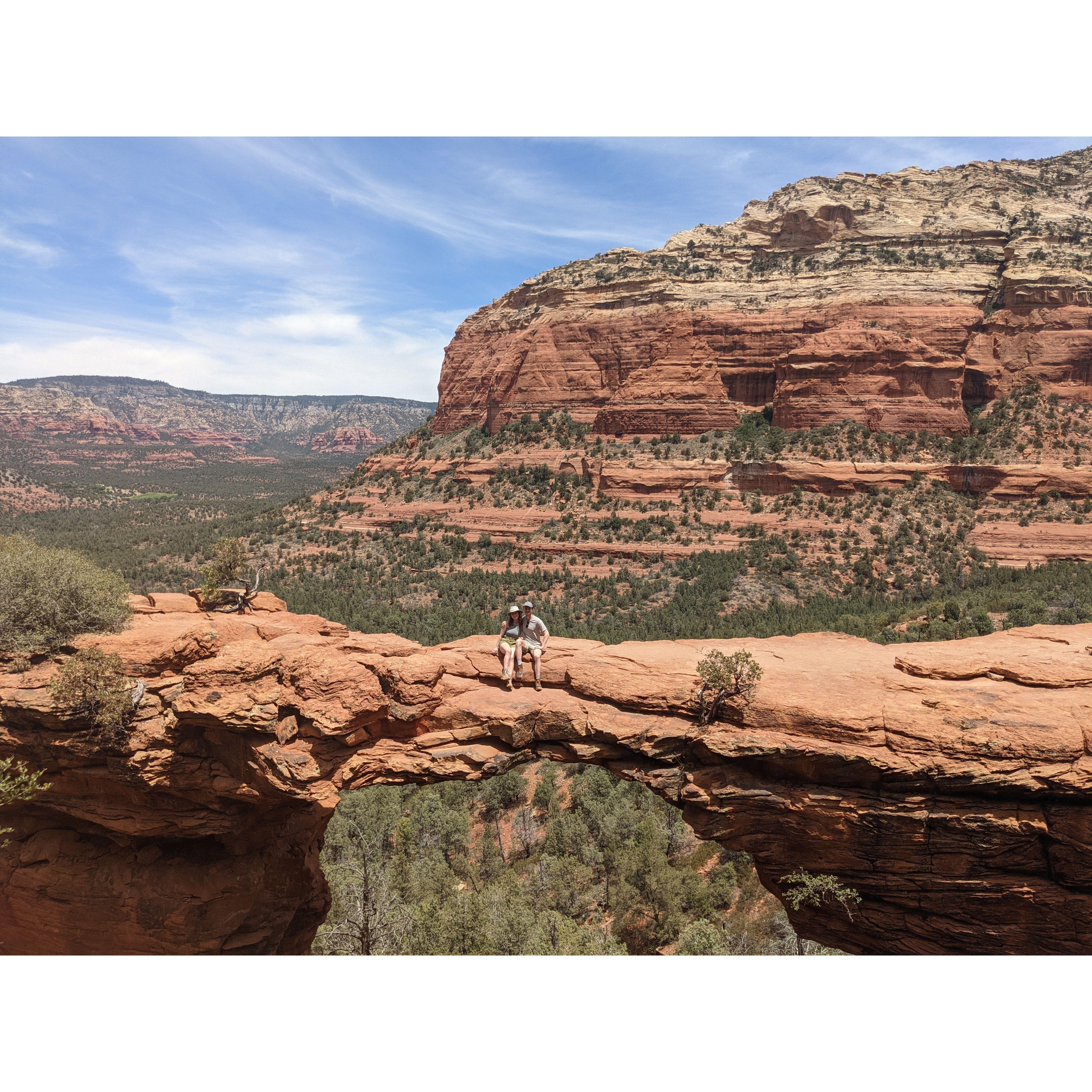 Hiking in Sedona in May 2022