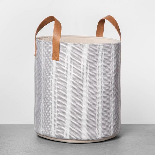 13" Small Stripe Storage Bin - Hearth & Hand™ with Magnolia