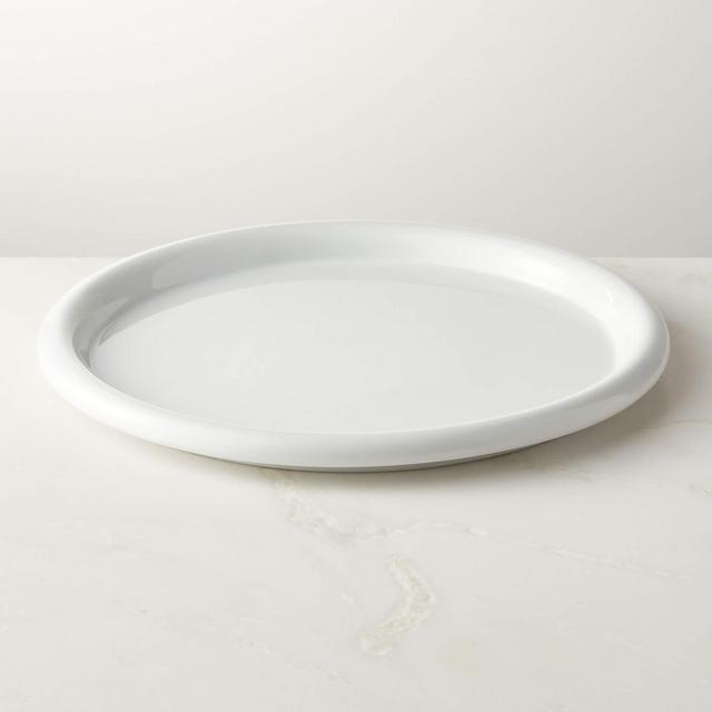 Inge White Round Pizza Serving Platter
