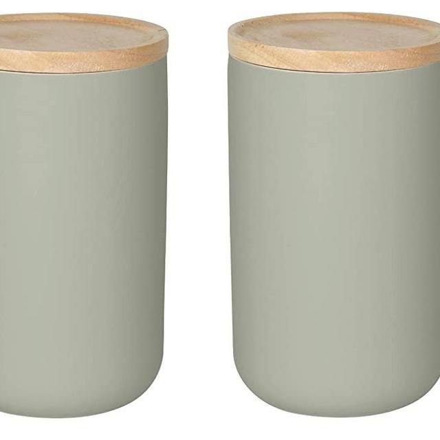 Now Designs Canister, Large, Agate Grey, Set of 2