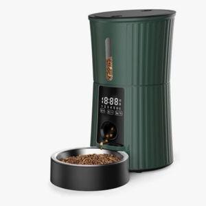 PATPET Timed Automatic Dog & Cat Feeder with 10s Voice Recorder, 4-L