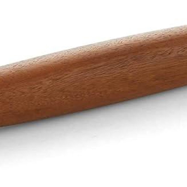 nambe Novo French Rolling Pin | Acacia Wood Roll Pin for Fondant, Pie Crust, Cookie, Pastry, Dough | Tapered Design & Smooth Construction | Essential Kitchen Utensil