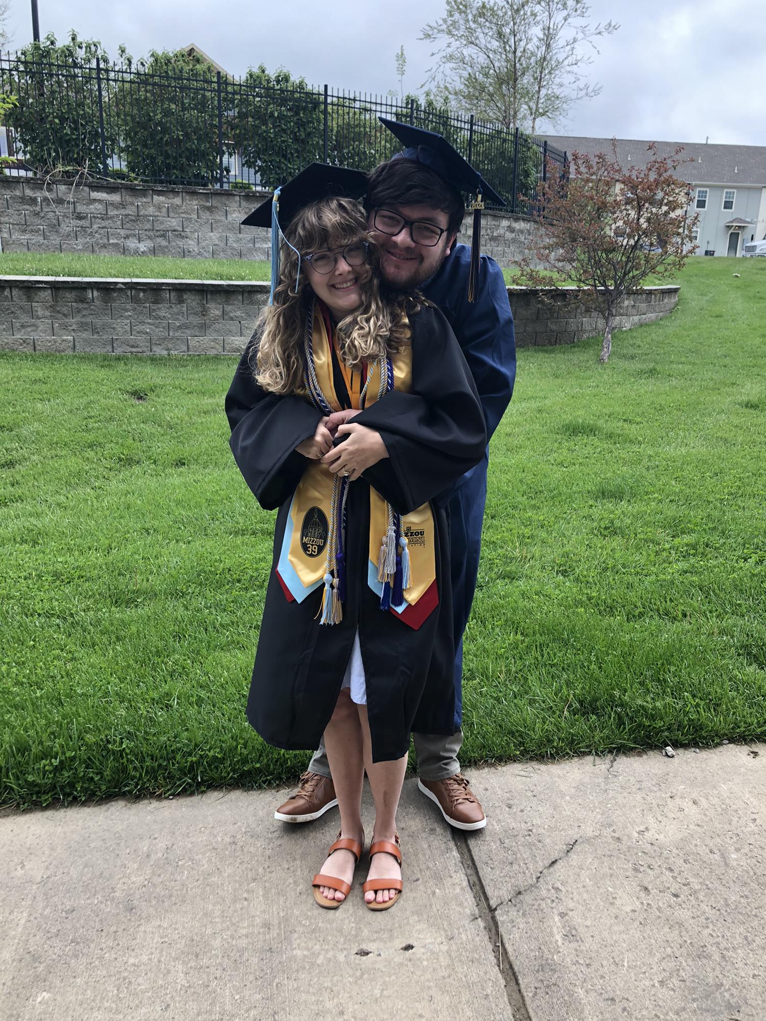 I love being able to celebrate big milestones together! We both graduated college in 2021.