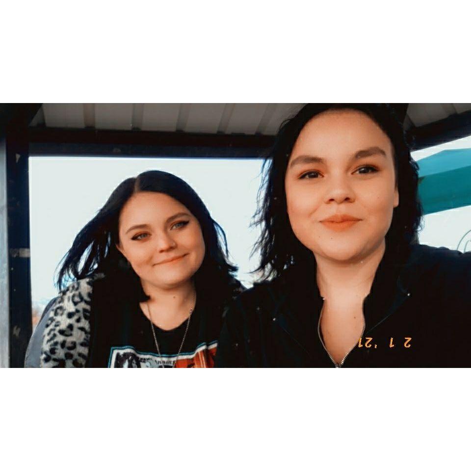 Our first picture together on our first date 01/02/2021