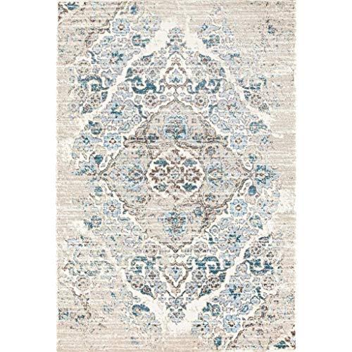 4620 Distressed Cream 3'11x5'3 Area Rug Carpet Large New