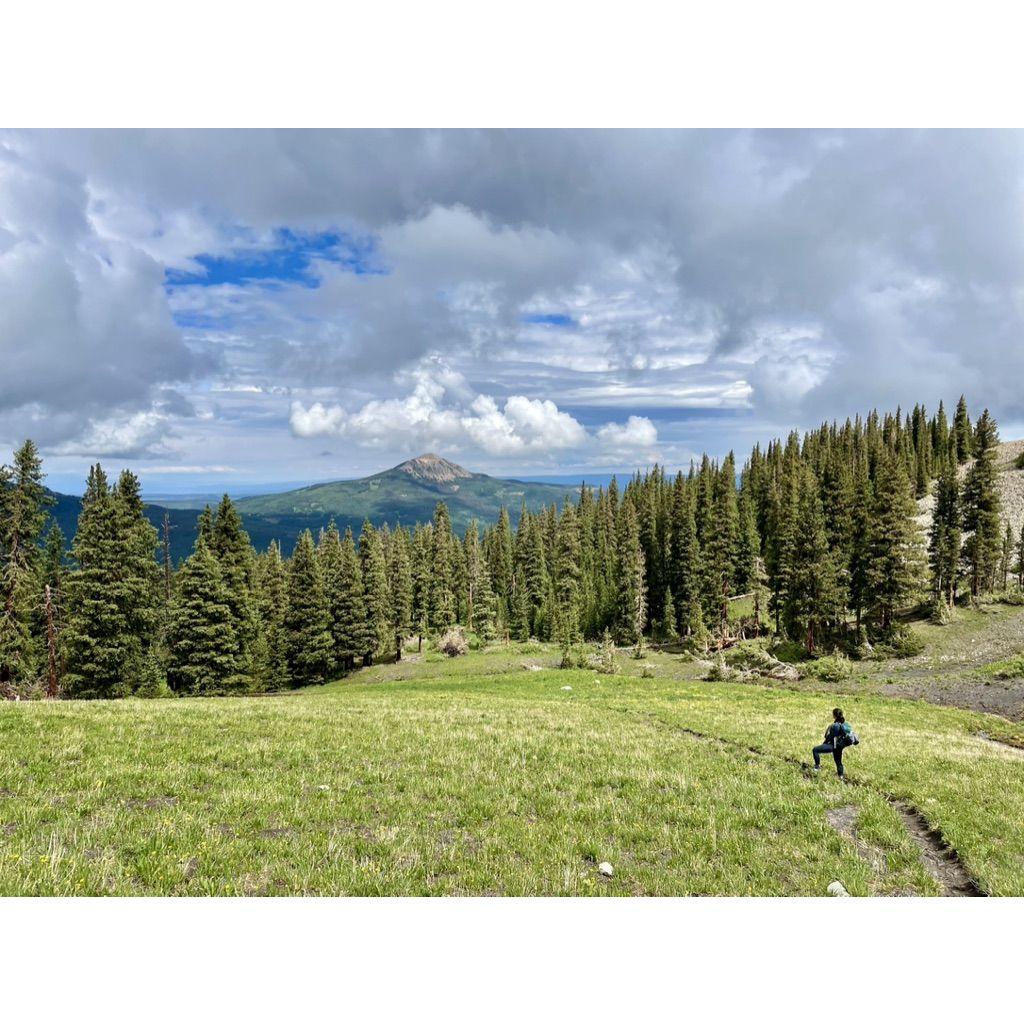 Another shot of Christina from outside Telluride, CO where we hiked and camped for her birthday in June of 2021!