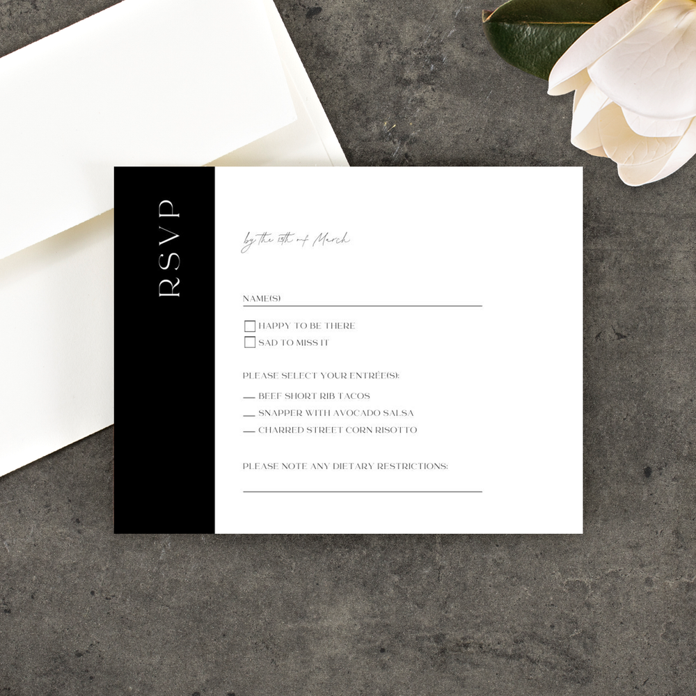 Taos Photo | Periwinkle Gray | Zola Wedding Invitations