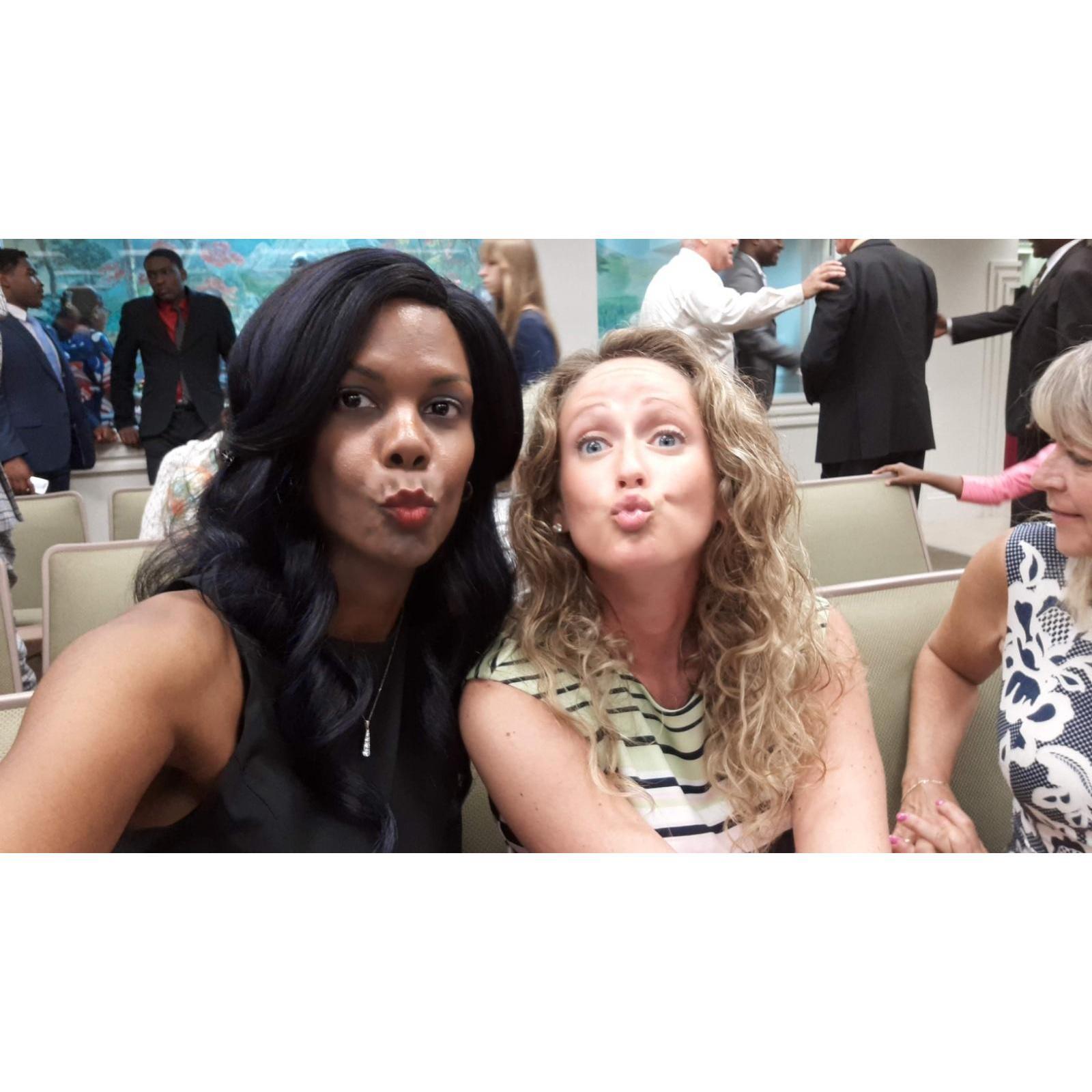 My sista from another motha, thanks for your love and support.