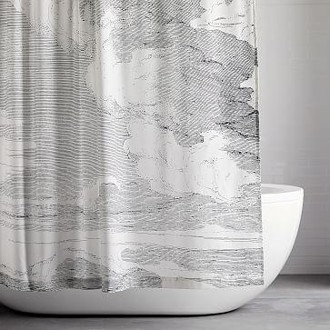 Organic Cloud Shower Curtain