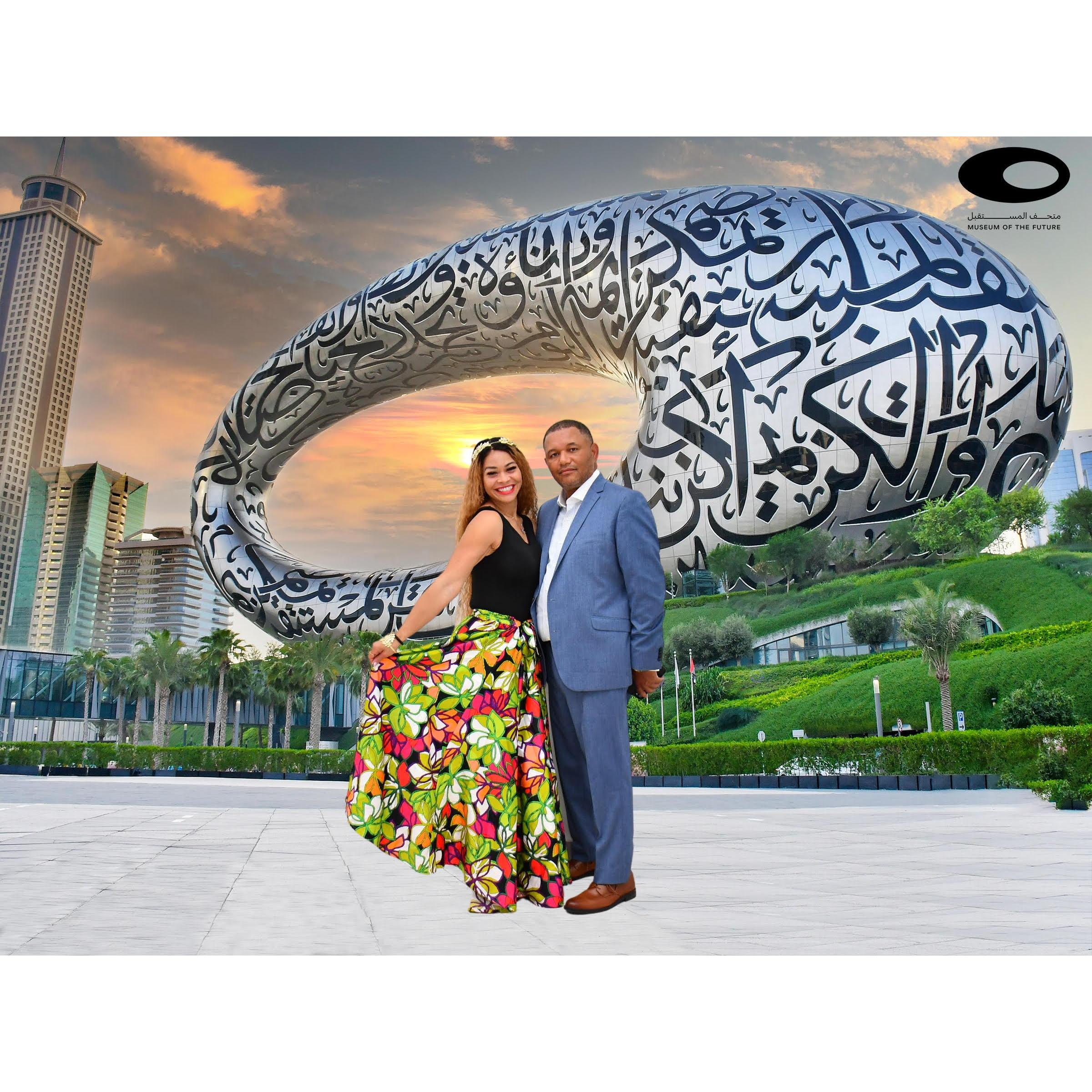 The museum of the future in Dubai