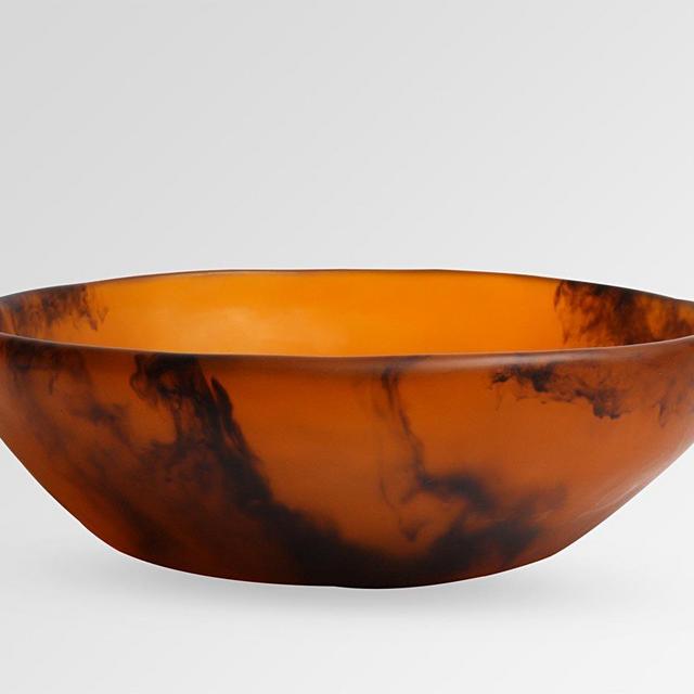 Dinosaur Designs Large Resin Salad Bowl - Tortoiseshell