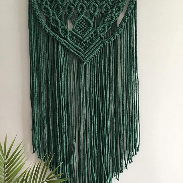 Winterdemoon Macrame Wall Hanging Boho Woven Tapestry Home Decor