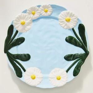 Foster Stoneware Dessert Plate - Daisy