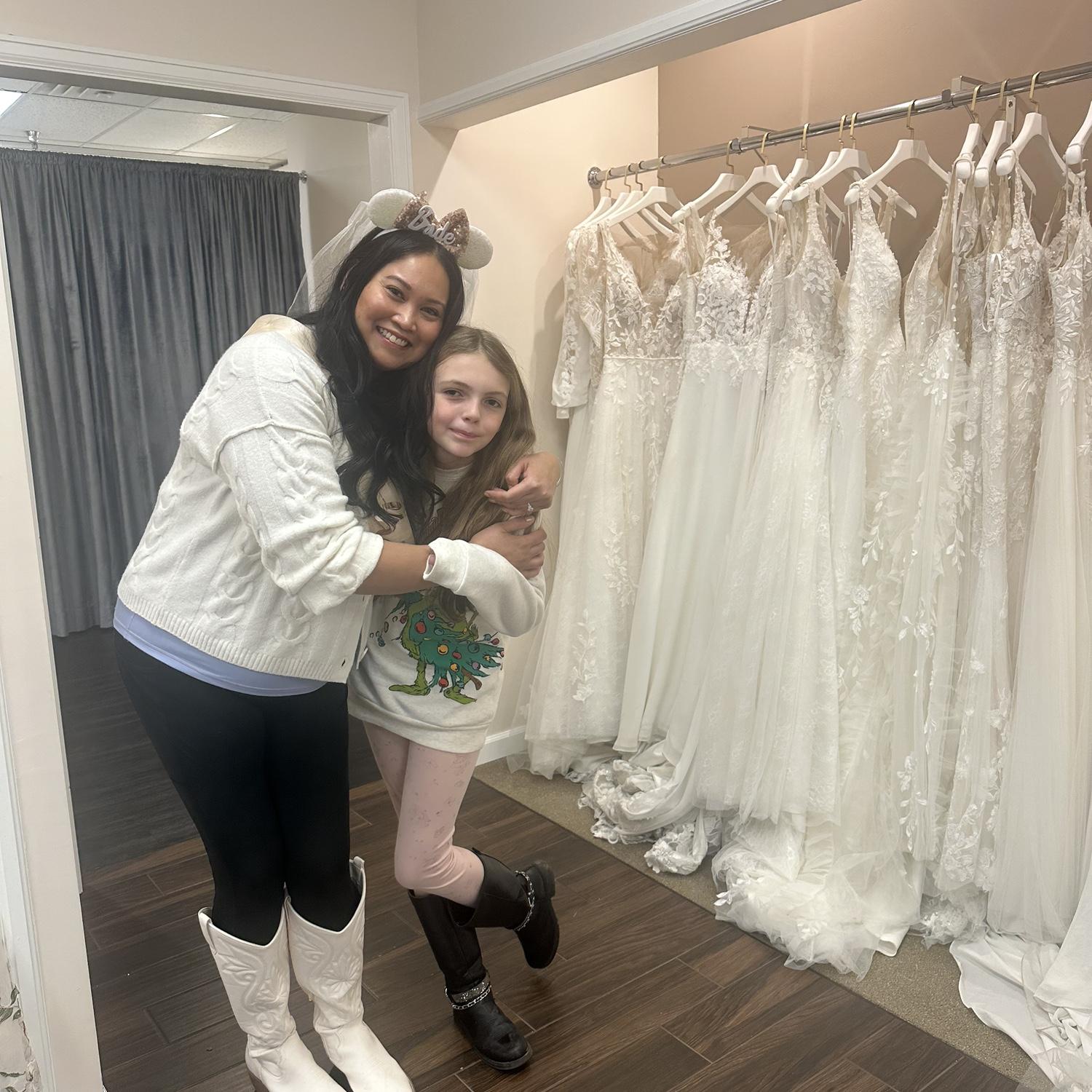 Dress shopping with Nugget