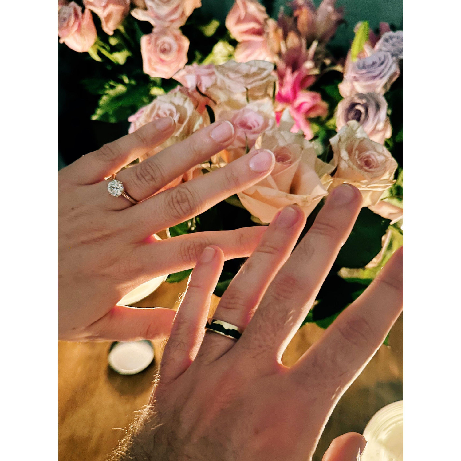 Mats proposed to Drew at their house in September of 2024