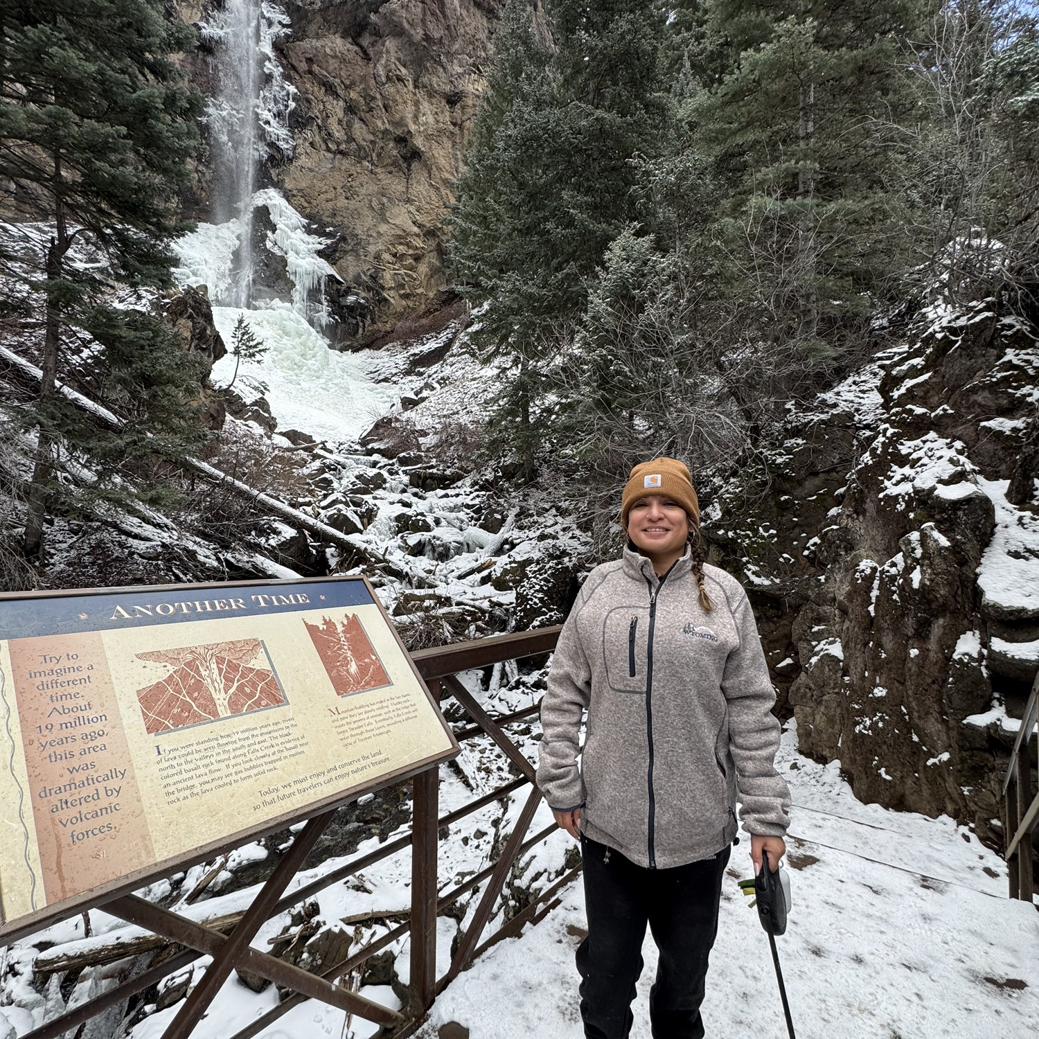 Photo taken right before Robert Proposed in Pagosa Springs Colorado January 2026