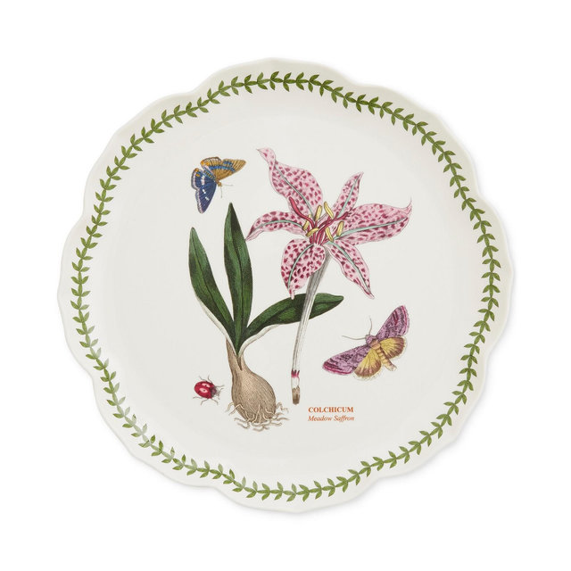 Portmeirion Botanic Garden Lotus Blossom Porcelain Platter