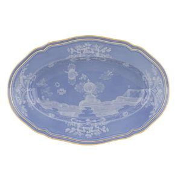 Oriente Italiano Oval Platter, Pervinca