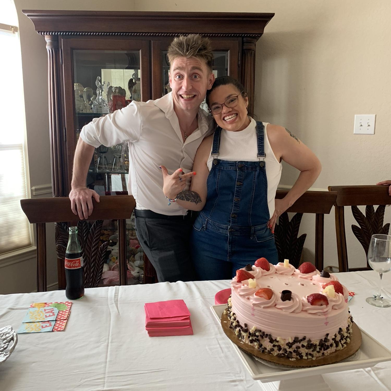 Surprise joint birthday party for both JT & Lori in San Antonio