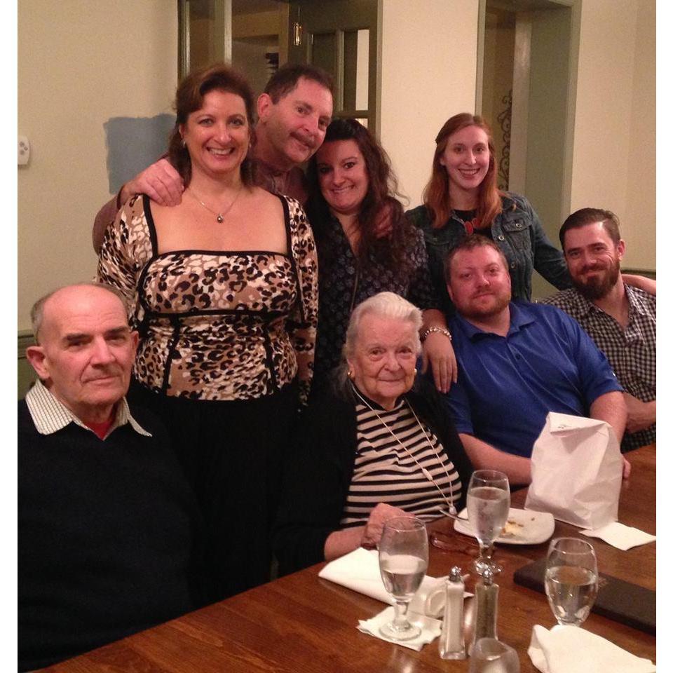 Christina's grandmother's 95th birthday celebration.