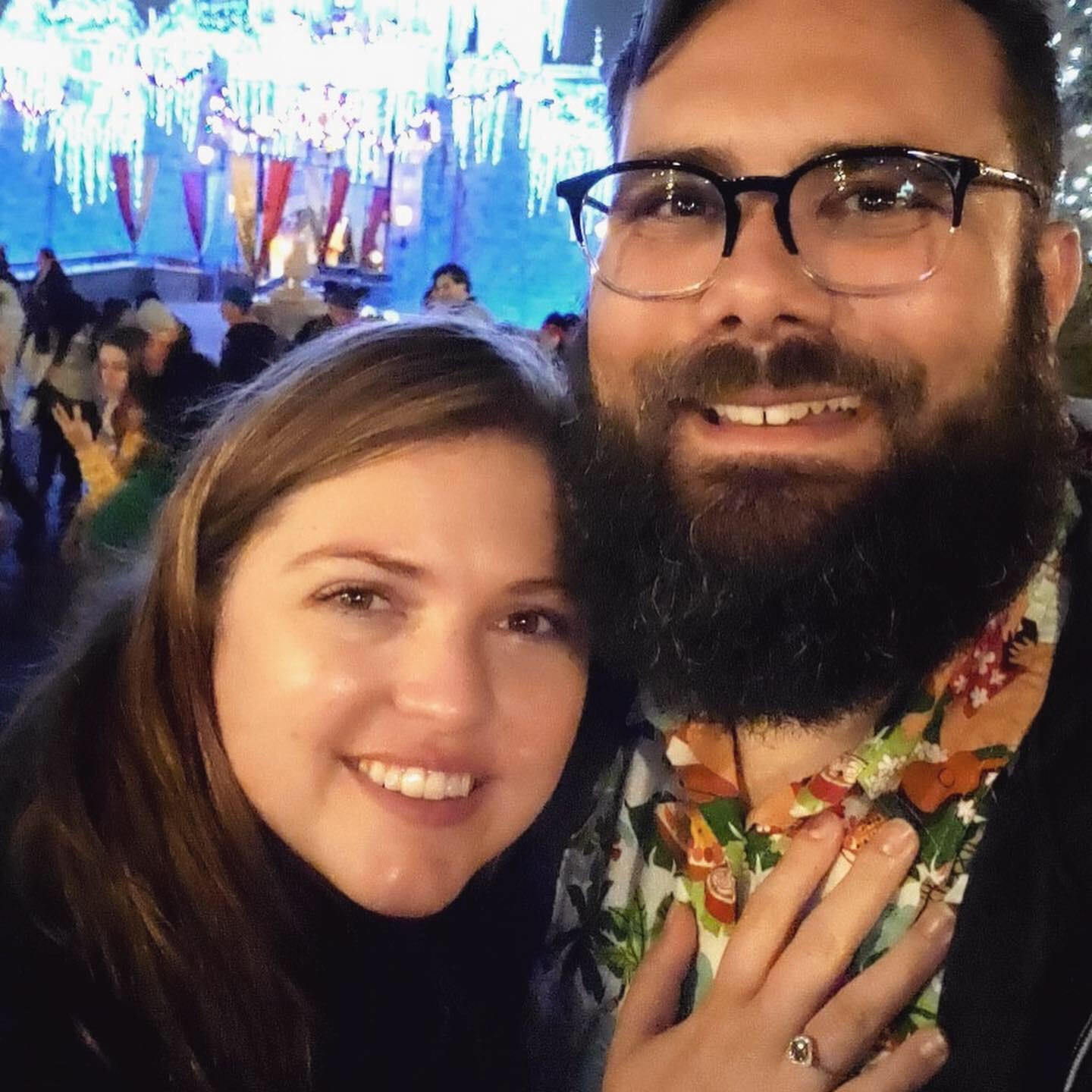 We got engaged at the happiest place on Earth!
