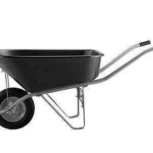 Barn Star 6 cu. ft. 300 lb. Capacity Poly Tub Wheelbarrow with Round Handle at Tractor Supply Co