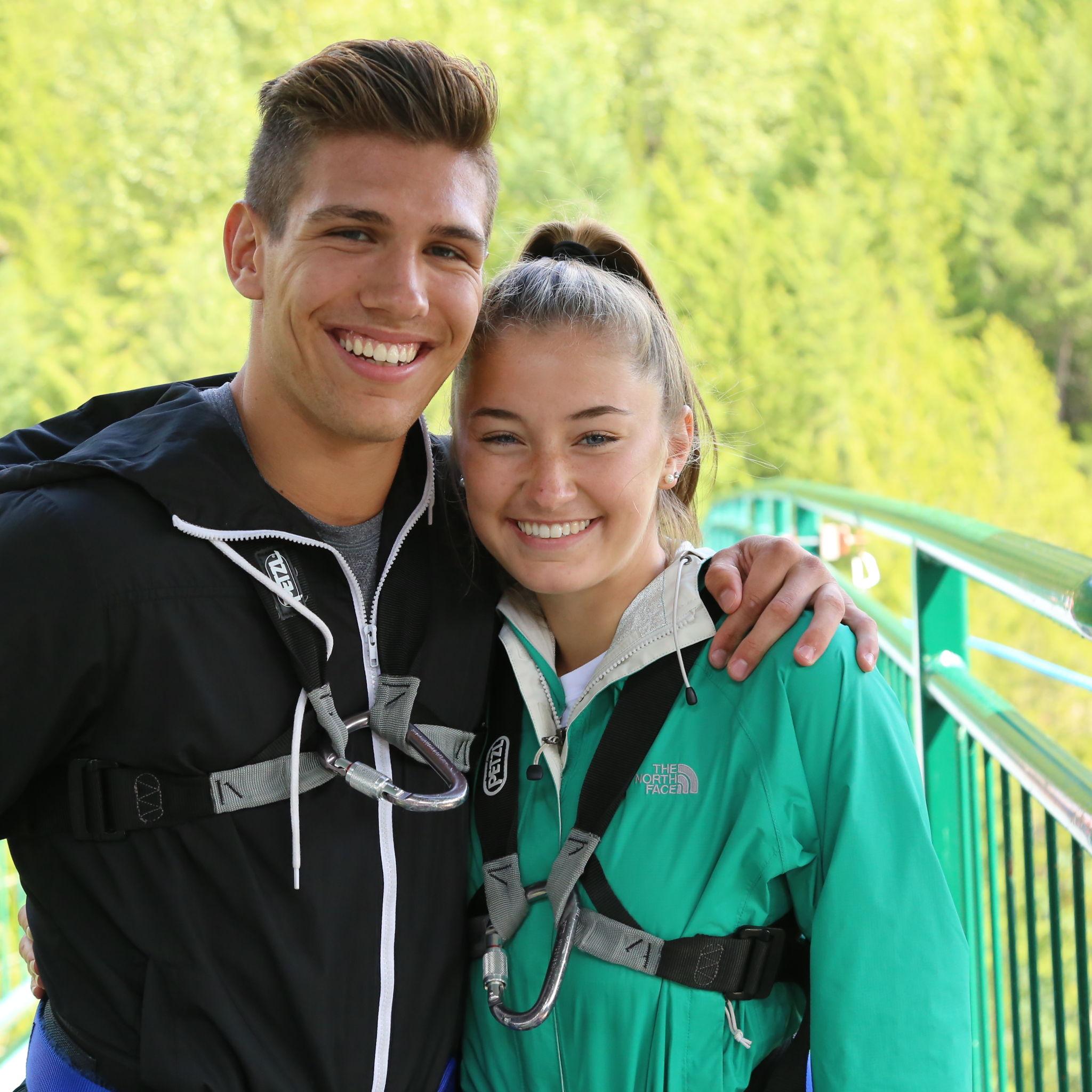 2016! Pre bungee jump.