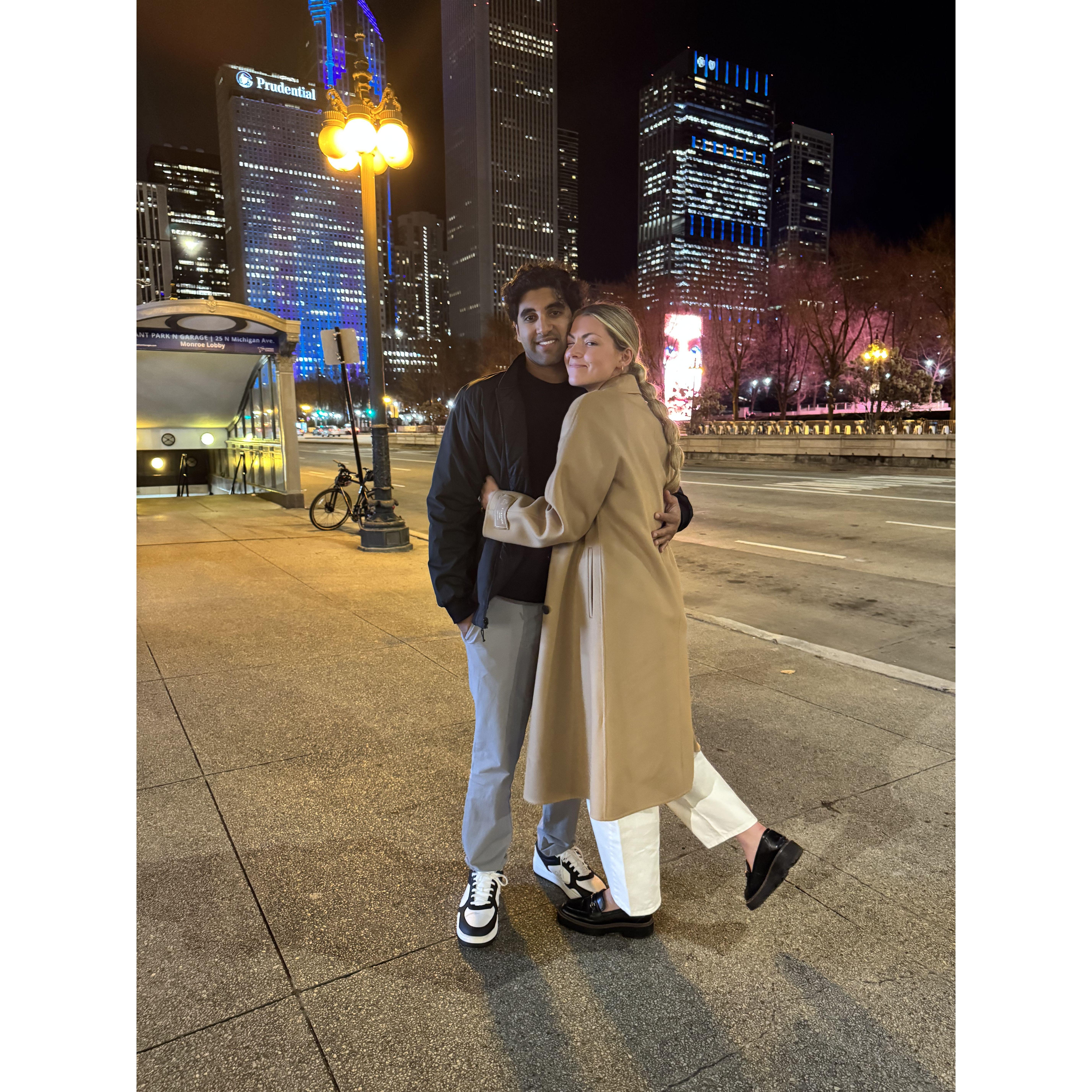 The night before Neal proposed!