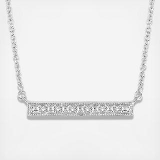 Diamond Bar Pendant