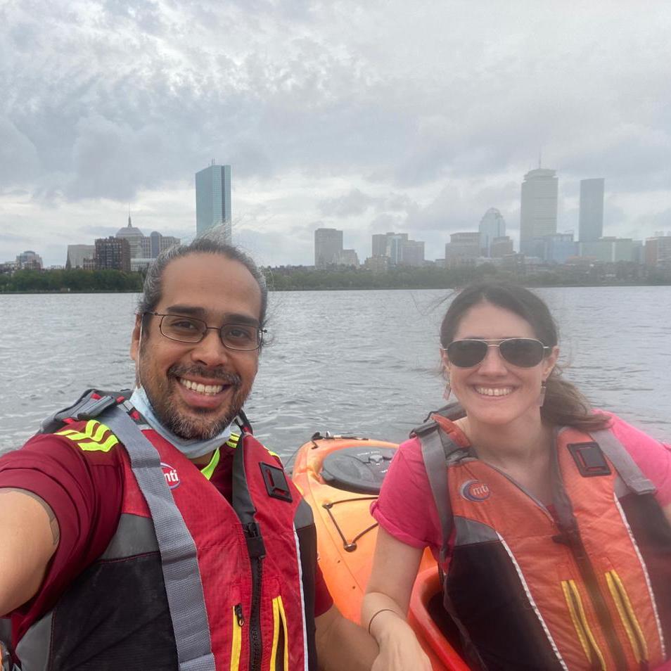 Kayaking on the Charles River