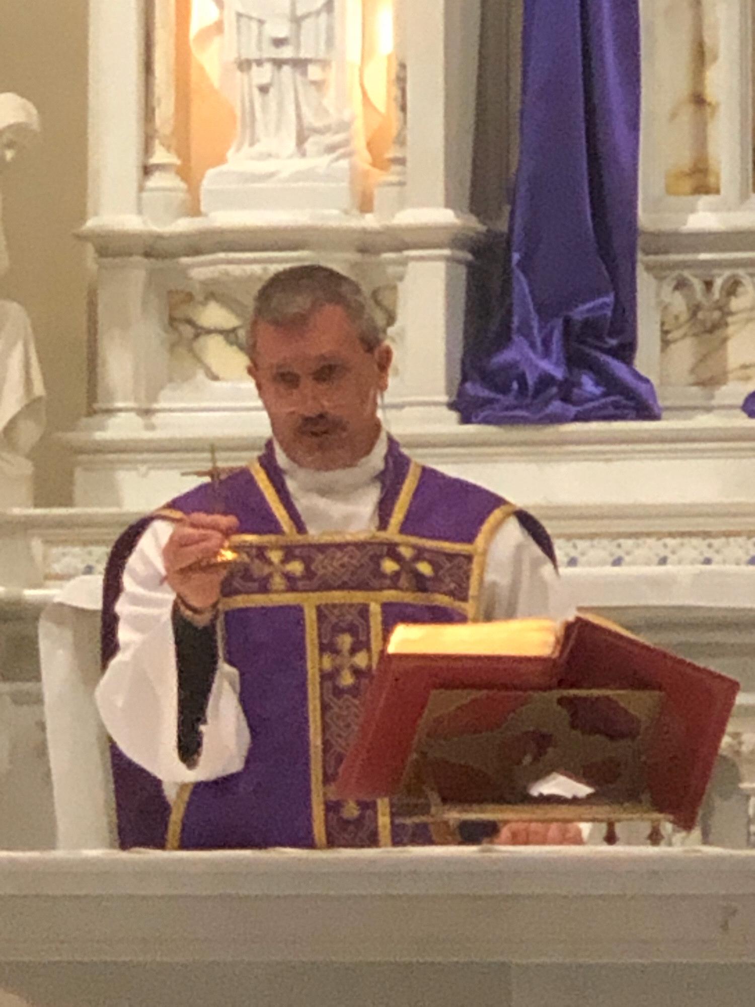 Father Dudzinski who will be the main celebrant of the Wedding, He's a close friend as well.