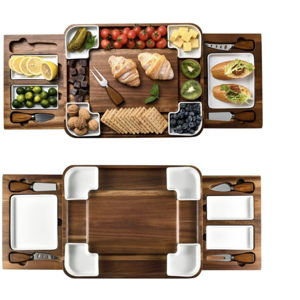 Juego de Tablas para Quesos Shanik Acacia