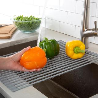 Roll Up Over the Sink Drying Rack