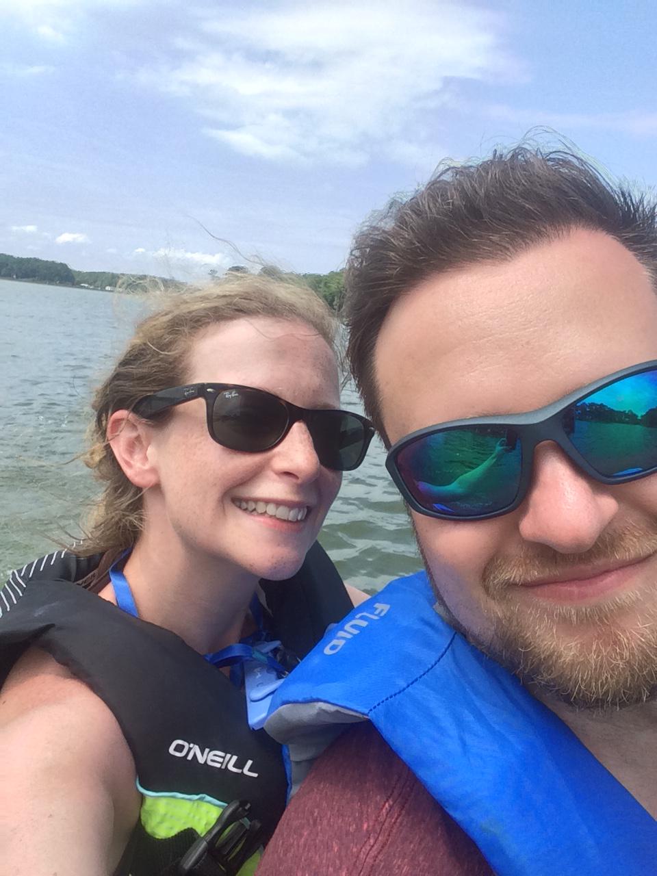 Jet skiing with friends