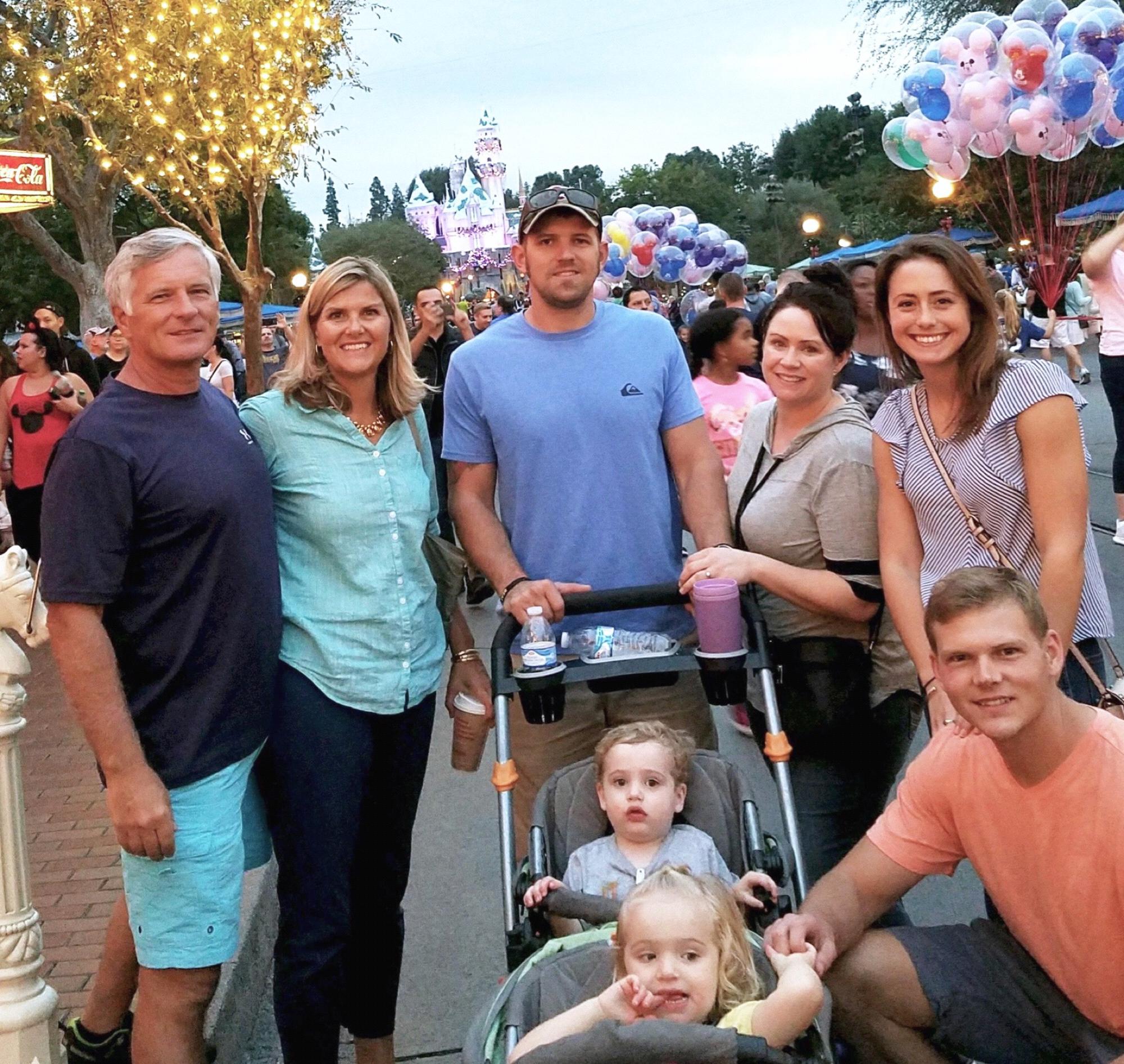 Disneyland with our favorite Flower girl & Ring bearer!