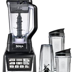 Nutri Ninja Personal and Countertop Blender with 1200-Watt Auto-iQ Base, 72-Ounce Pitcher, and 18, 24, and 32-Ounce Cups with Spout Lids (BL642)