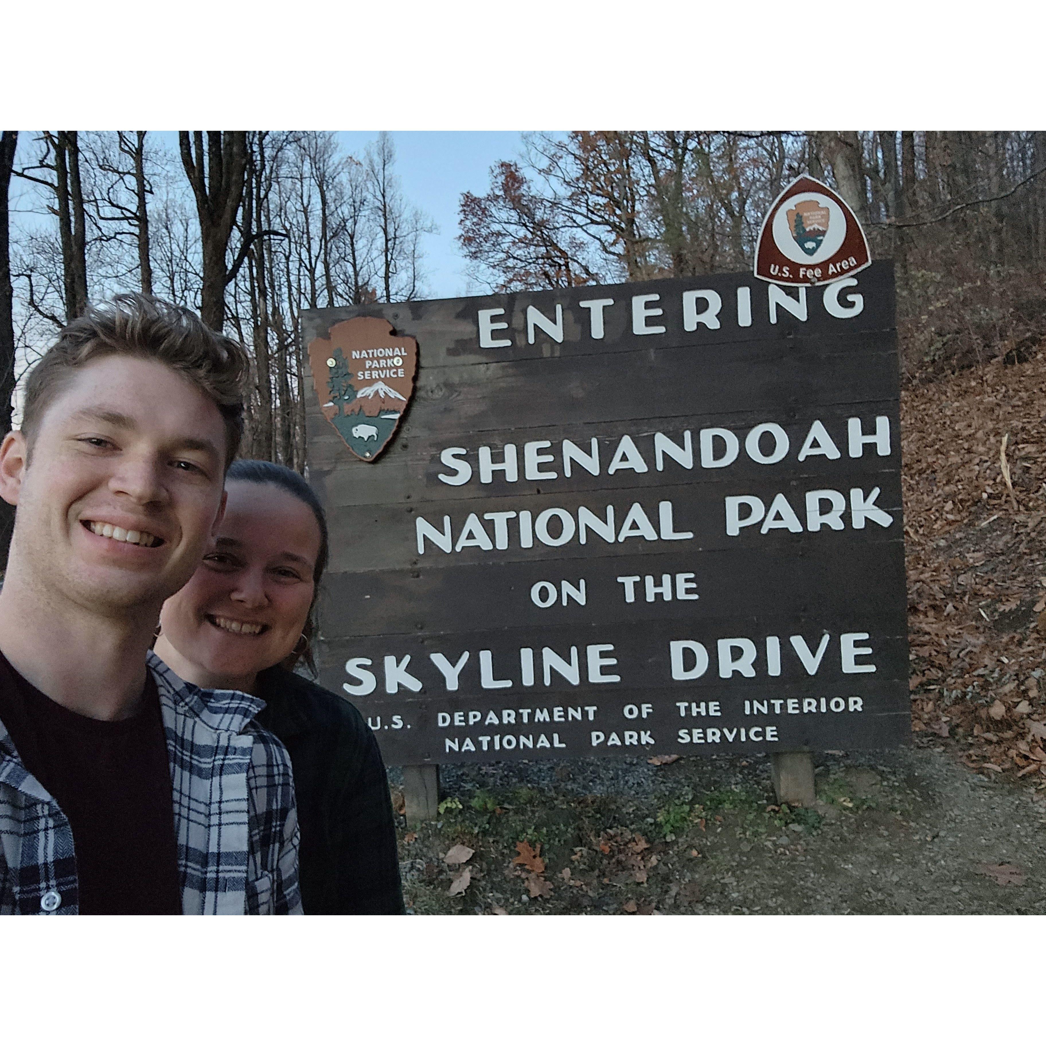 For Gabi's 26th birthday, we took a trip to Shenandoah National Park.