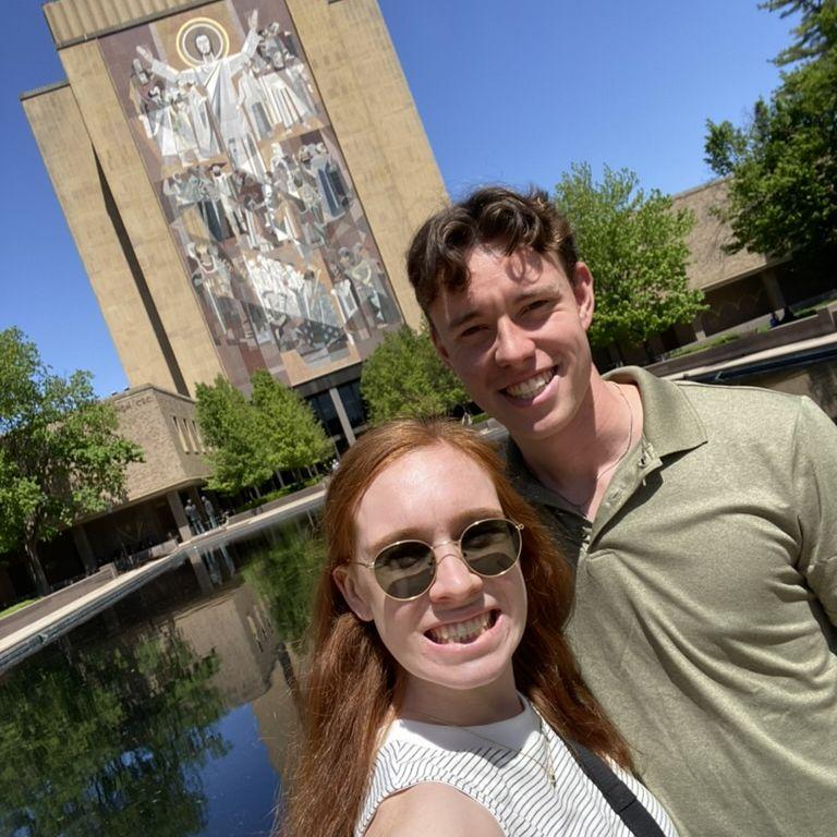 Sophie visiting South Bend for the first time!