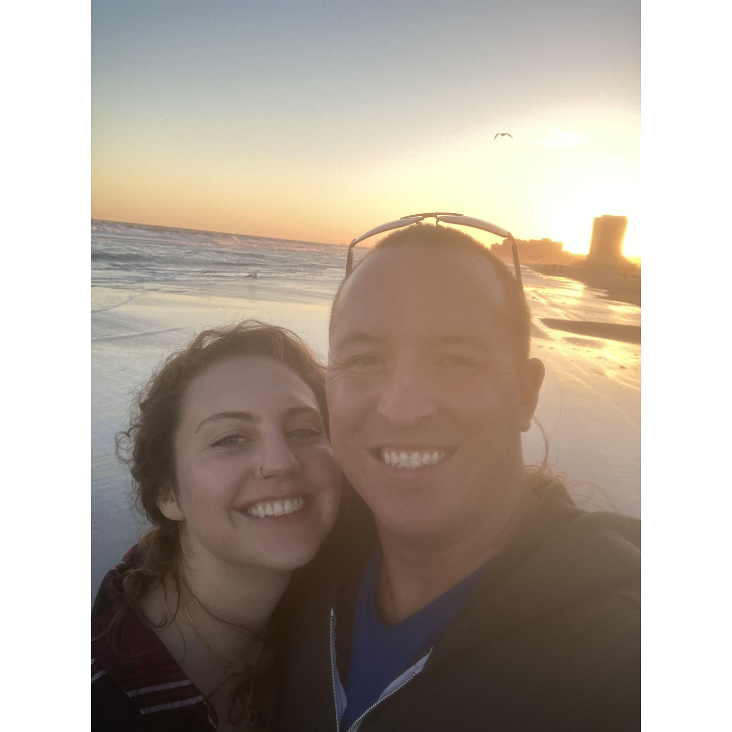 Our first picture together! In Atlantic City in October 2021