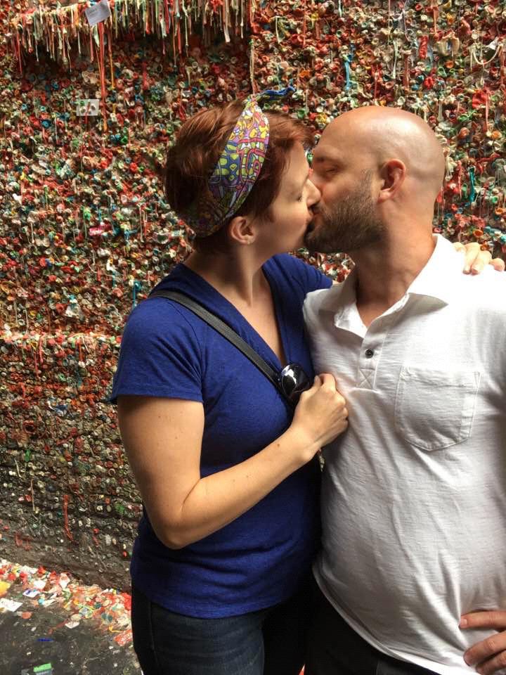 Wall of gum in Seattle